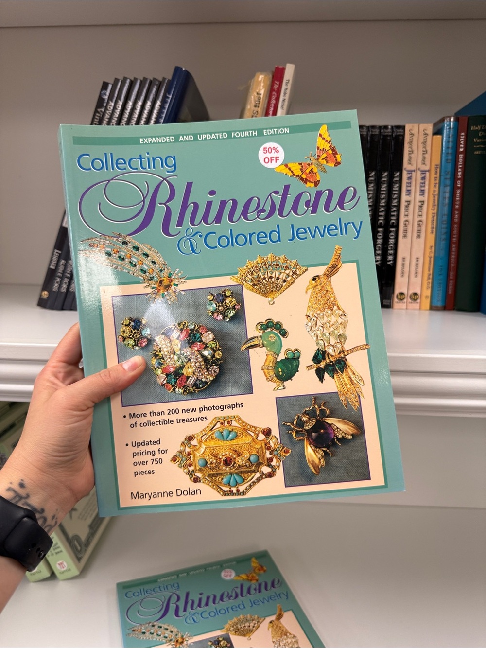 Collecting Rhinestone & Colored Jewelry by - hardback Cover